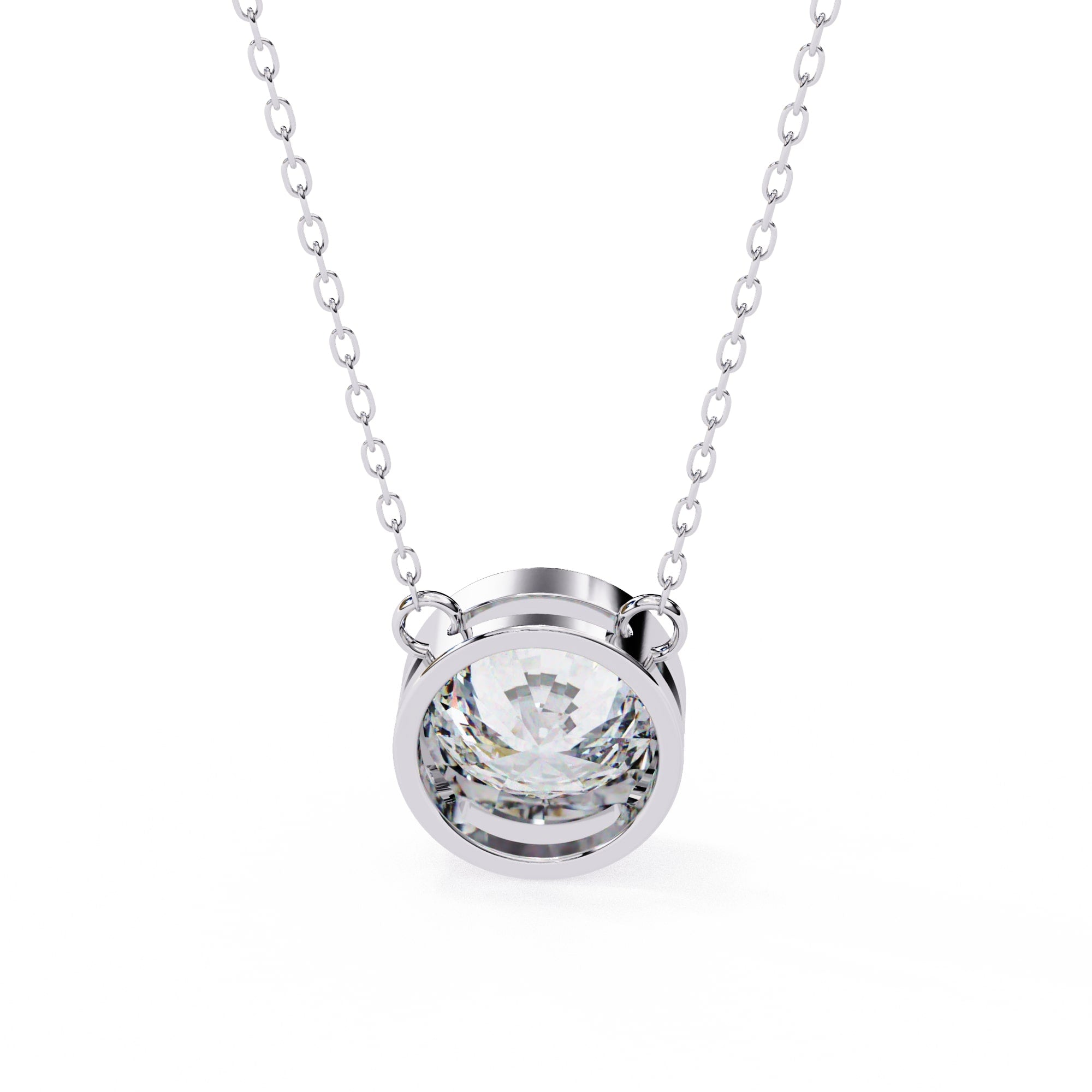 Timeless Round Bezel Pendant