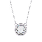 Timeless Round Bezel Pendant