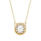 Timeless Round Bezel Pendant