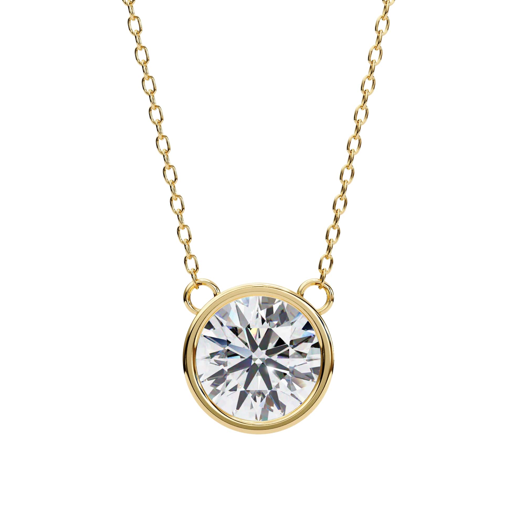 Timeless Round Bezel Pendant