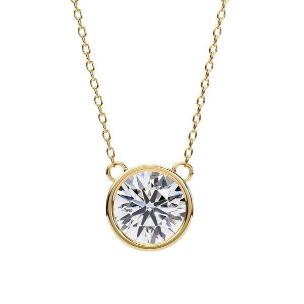 Timeless Round Bezel Pendant