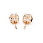 Fancy Round Lab Grown Diamond Stud Earrings