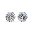 Round Lab Grown Diamond Stud Earrings