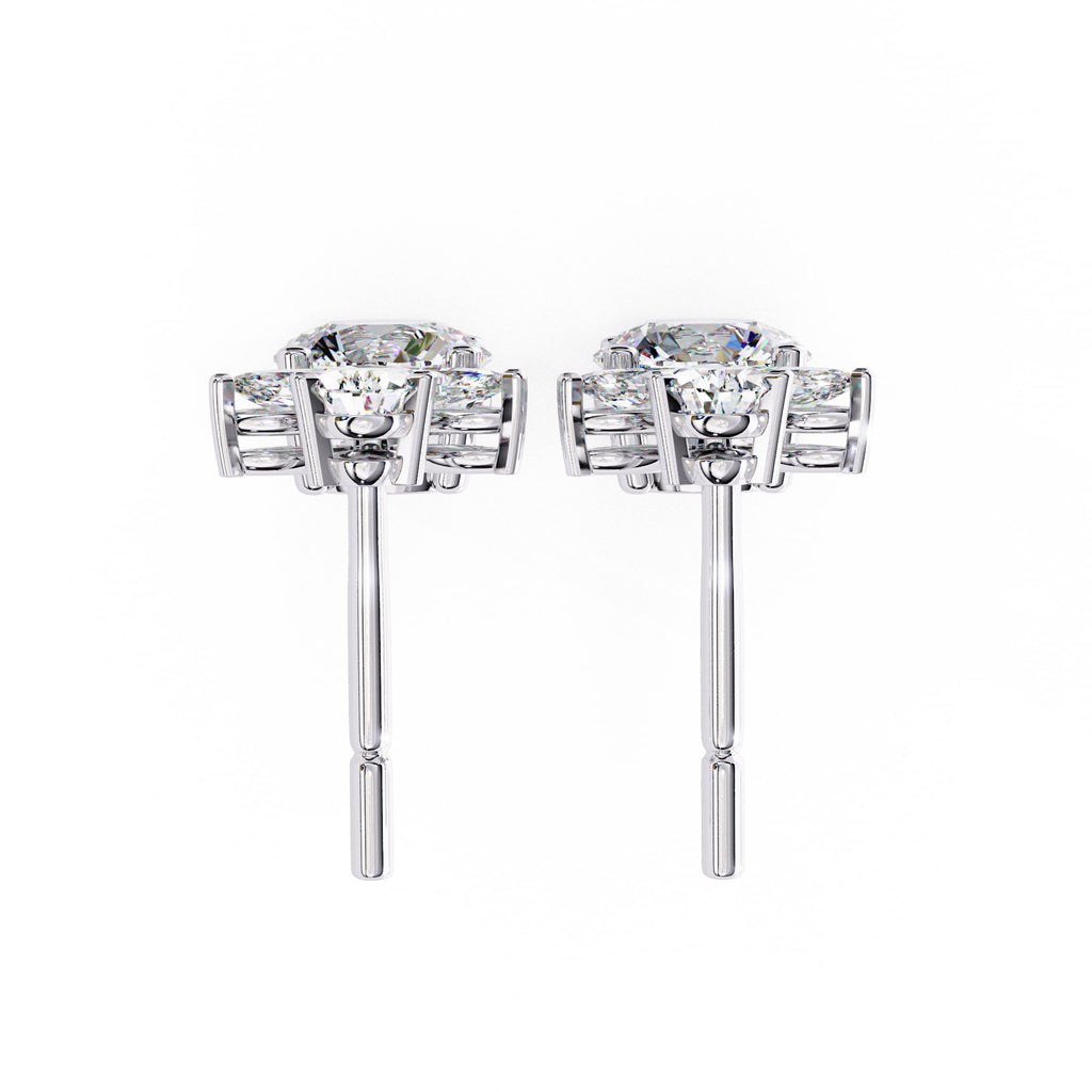 Multi Shape Lab Diamond Dangler Earrings