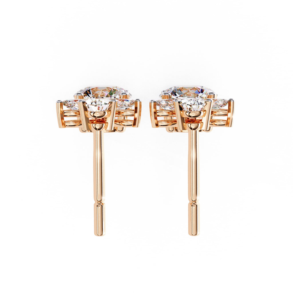 Multi Shape Lab Diamond Dangler Earrings