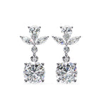Multi Shape Lab Diamond Dangler Earrings