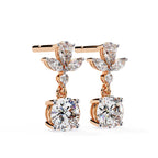 Multi Shape Lab Diamond Dangler Earrings