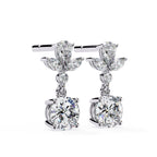 Multi Shape Lab Diamond Dangler Earrings