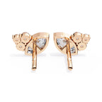 Classic Marquise Diamond Bezel Set Stud Earrings