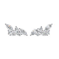 0.35 Carat Modern Marquise And Round Lab Grown Diamond Earrings