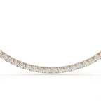 42.50 Carat Round Diamond Tennis Necklace