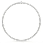 42.50 Carat Round Diamond Tennis Necklace