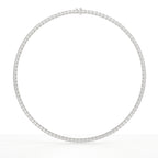 Round Cut Lab Diamond Necklace