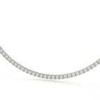 Round Cut Lab Diamond Necklace