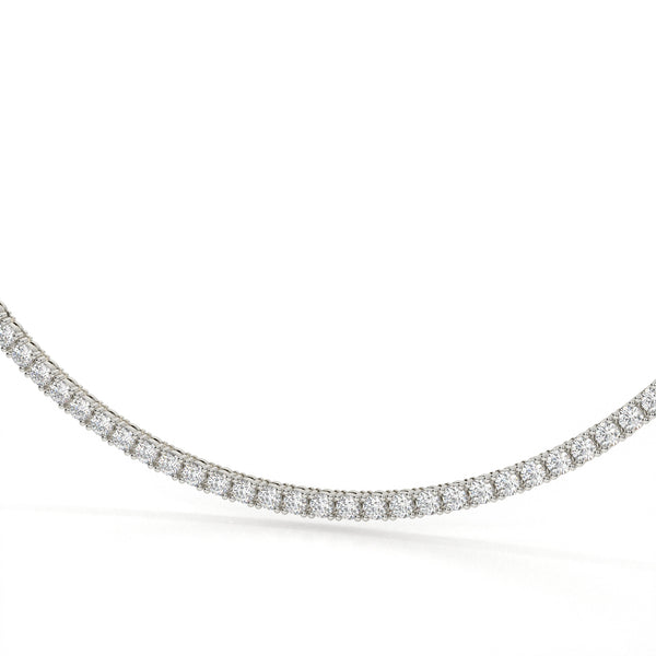 Round Cut Lab Diamond Necklace