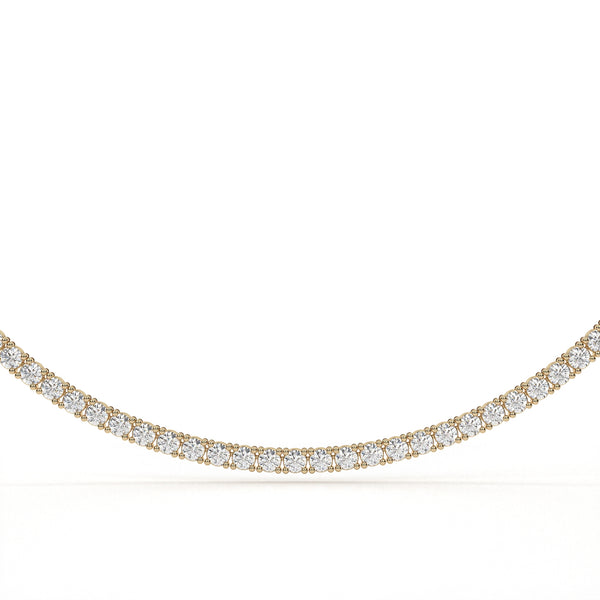 Round Cut Lab Diamond Necklace