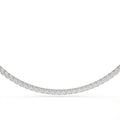 25.25 Carat Lab Grown Diamond Round Cut Tennis Necklace