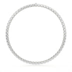 62 Carat Round Cut Lab Diamond Tennis Necklace