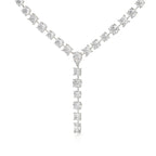 Multi Shape Lab Grown Diamond Y Necklace