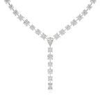 Multi Shape Lab Grown Diamond Y Necklace
