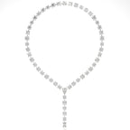 Multi Shape Lab Grown Diamond Y Necklace