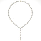 Multi Shape Lab Grown Diamond Y Necklace