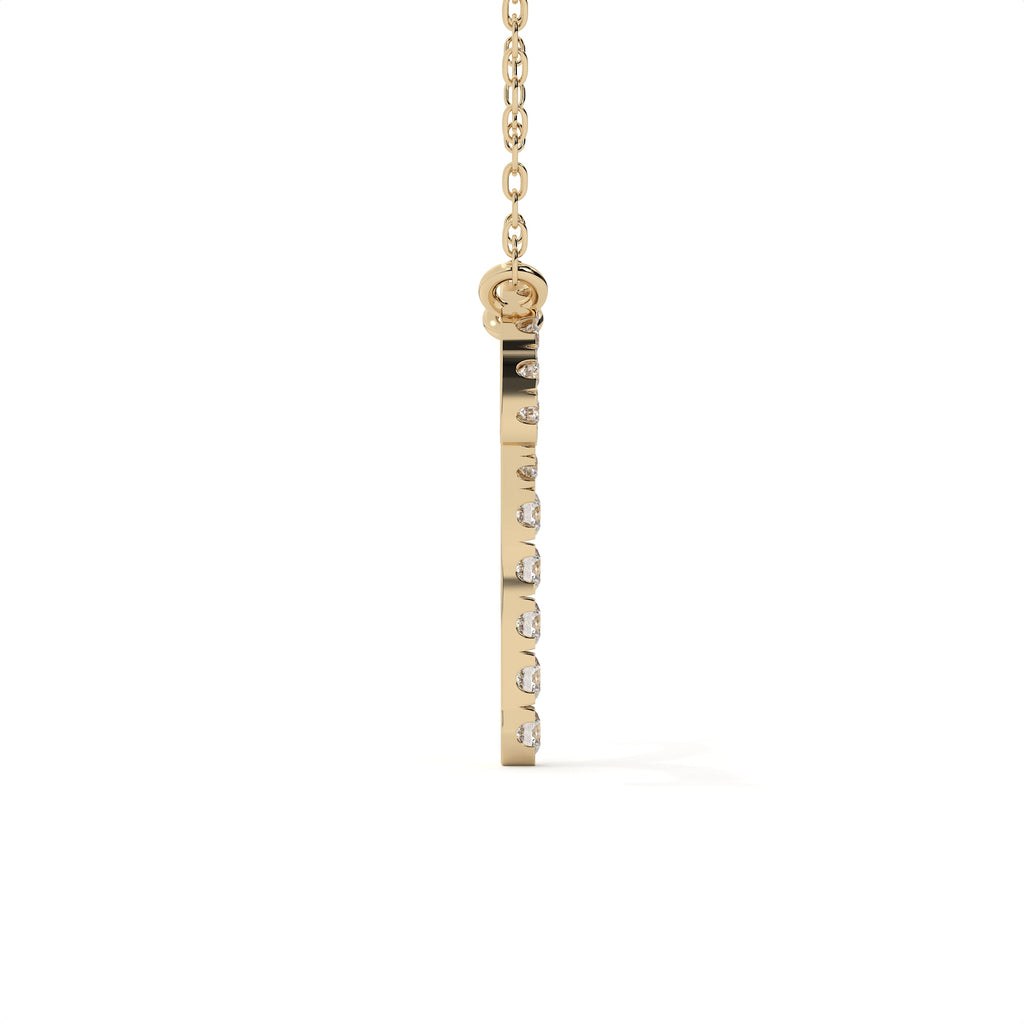 1 Carat Round Diamond Aries Zodiac Sign Pendant