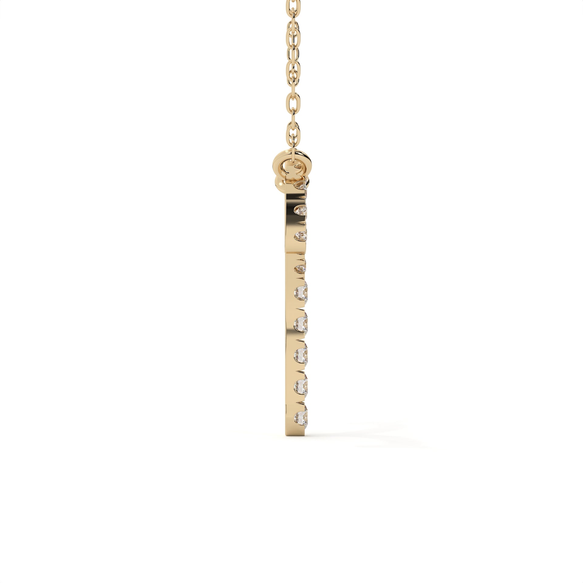 1 Carat Round Diamond Aries Zodiac Sign Pendant