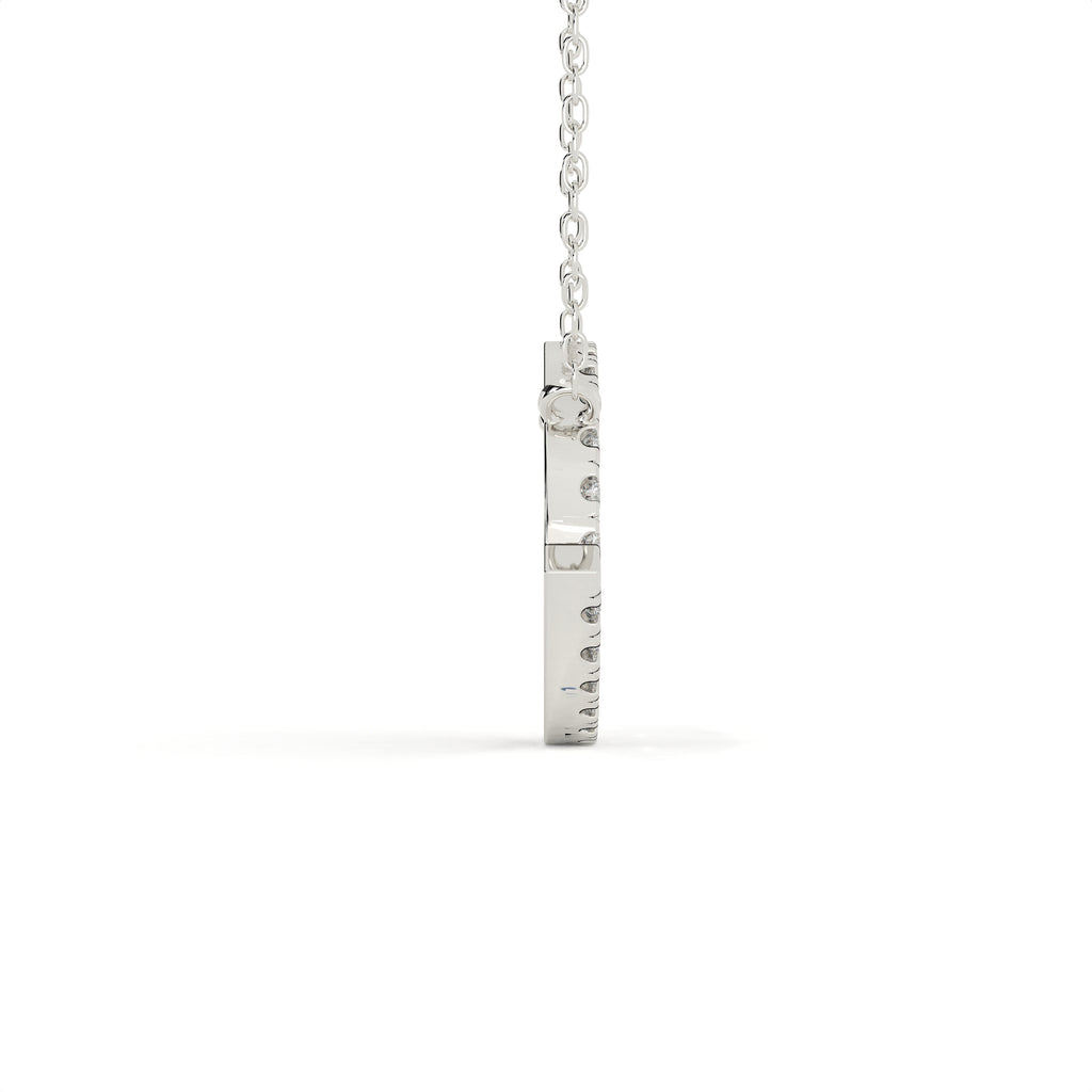 1.15 Carat Cancer Zodiac Sign Round Cut Diamond Pendant
