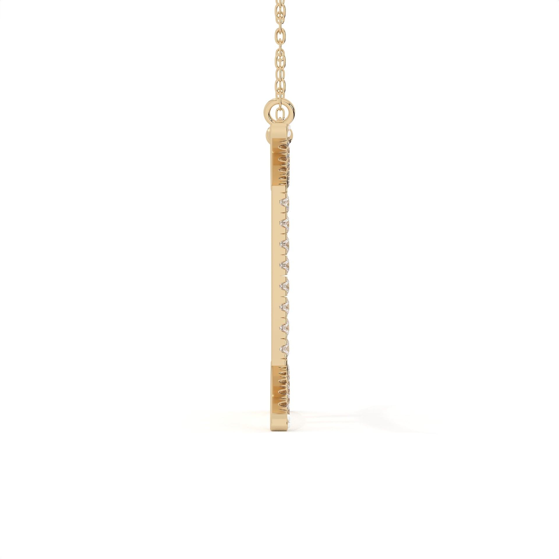 Gemini Zodiac Sign Lab Grown Diamond Pendant