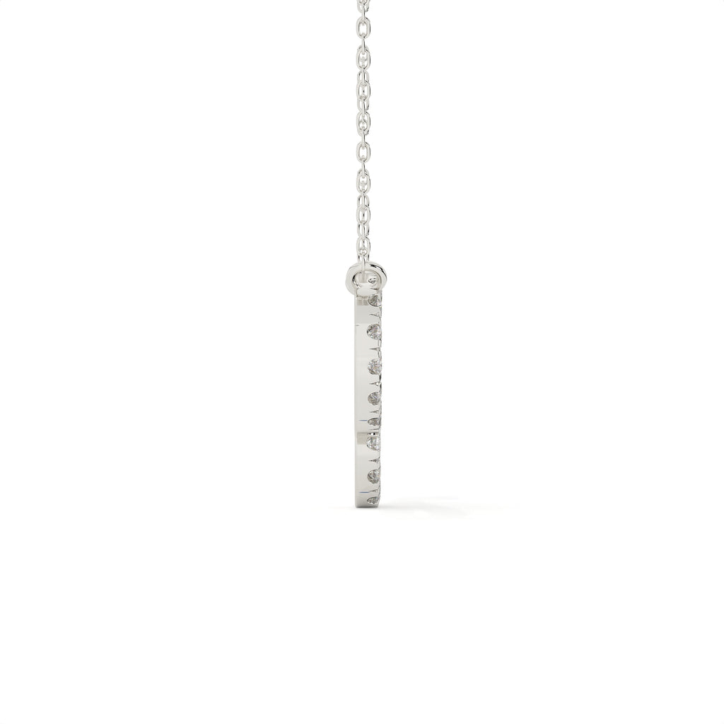 1 Carat Round Cut Lab Grown Diamond Leo Pendant