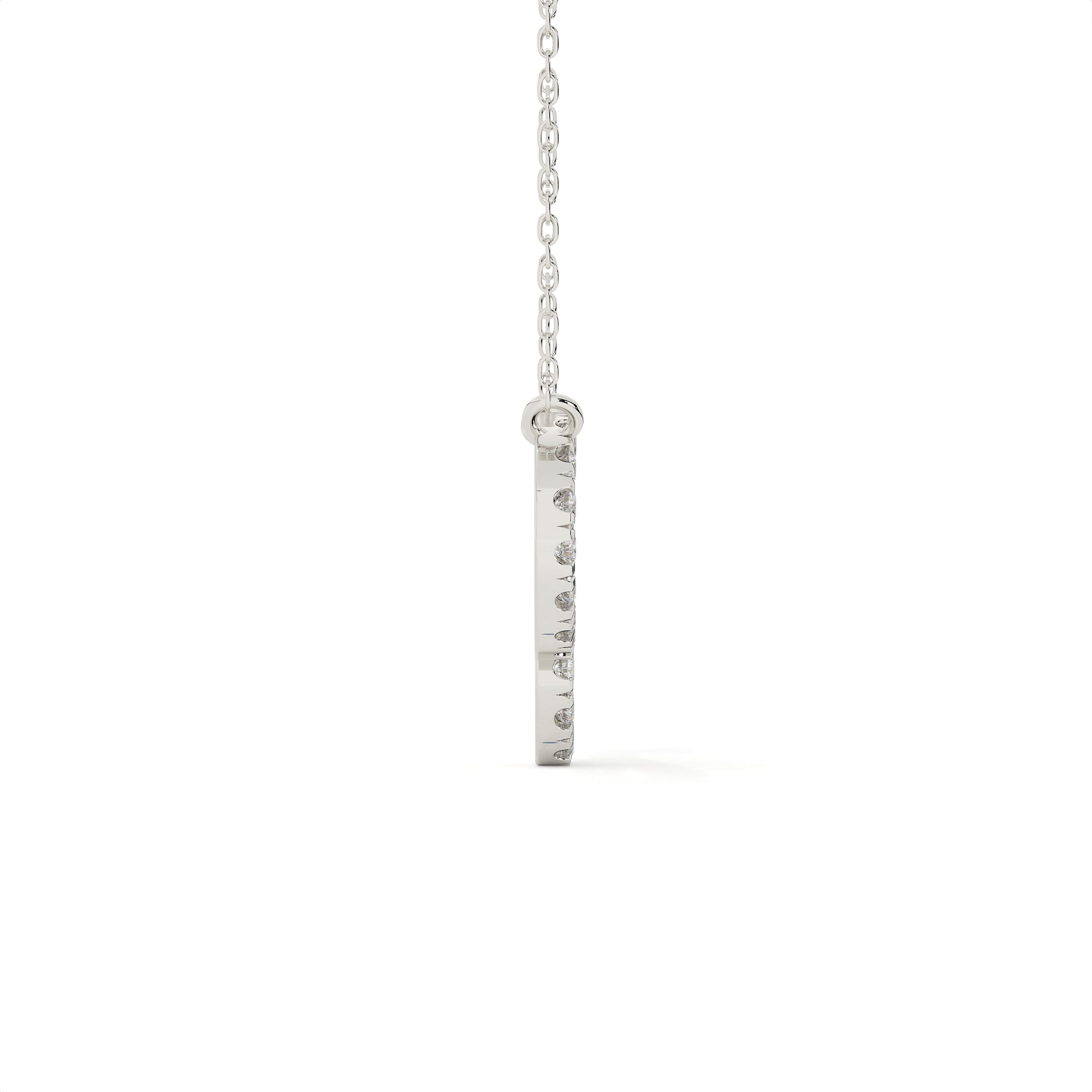 1 Carat Round Cut Lab Grown Diamond Leo Pendant