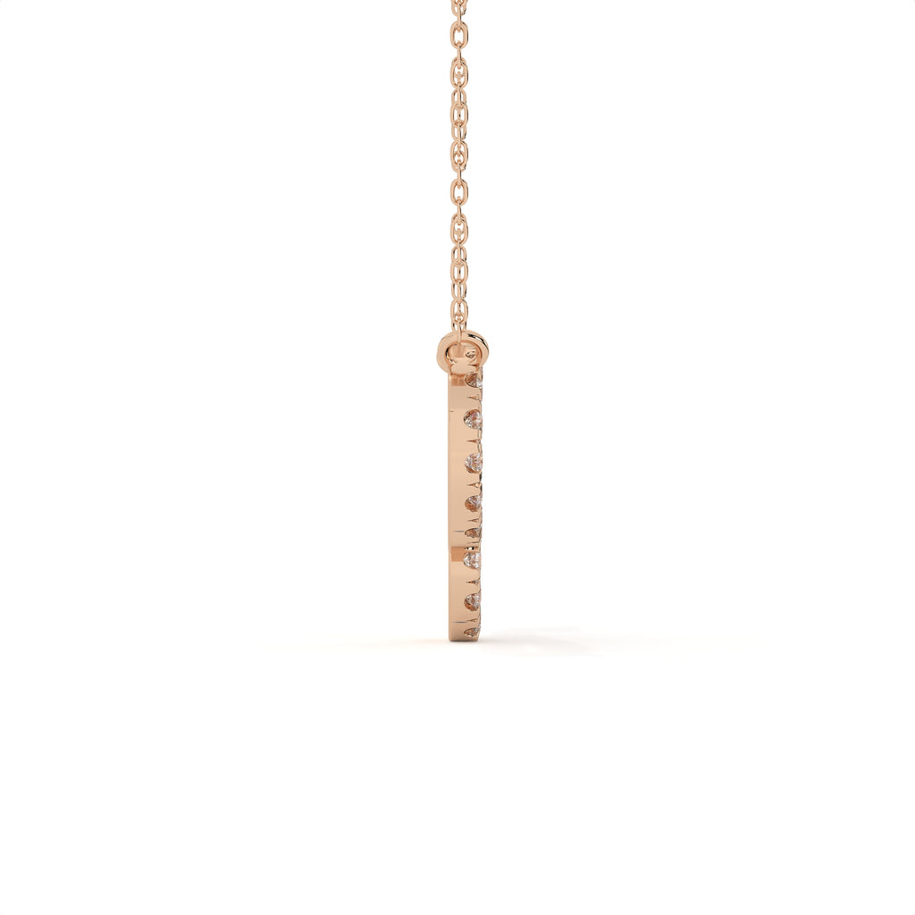 1 Carat Round Cut Lab Grown Diamond Leo Pendant