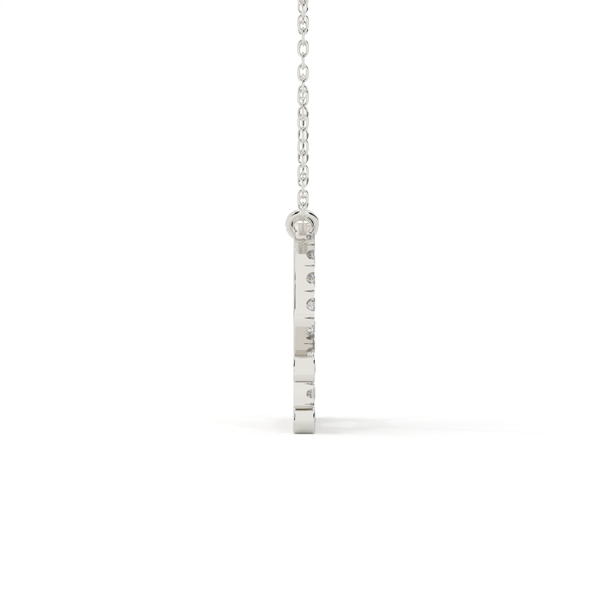 1 Carat Round Cut Diamond Libra Zodiac Sign Pendant