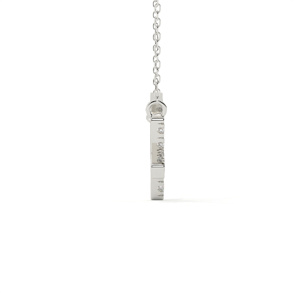 1 Carat Sagittarius Zodiac Sign Round Lab Diamond Pendant