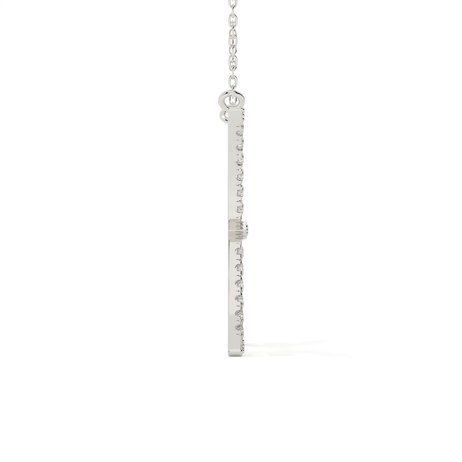 0.91 Carat Pisces Zodiac Round Diamond Pendant With Gold Chain
