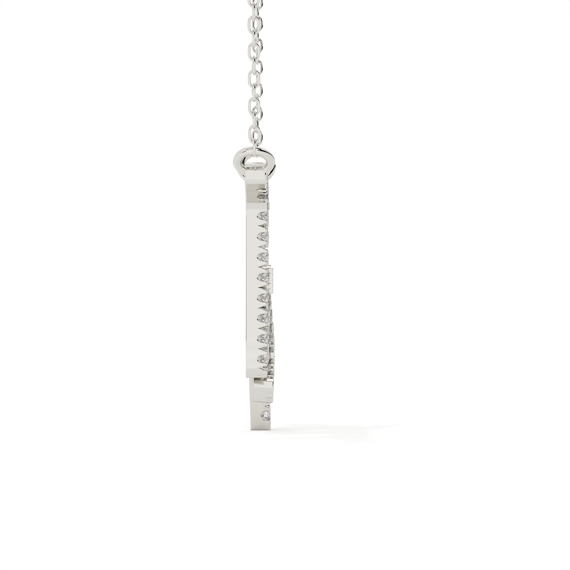 0.96 Carat Round Cut Lab Diamond Virgo Zodiac Pendant