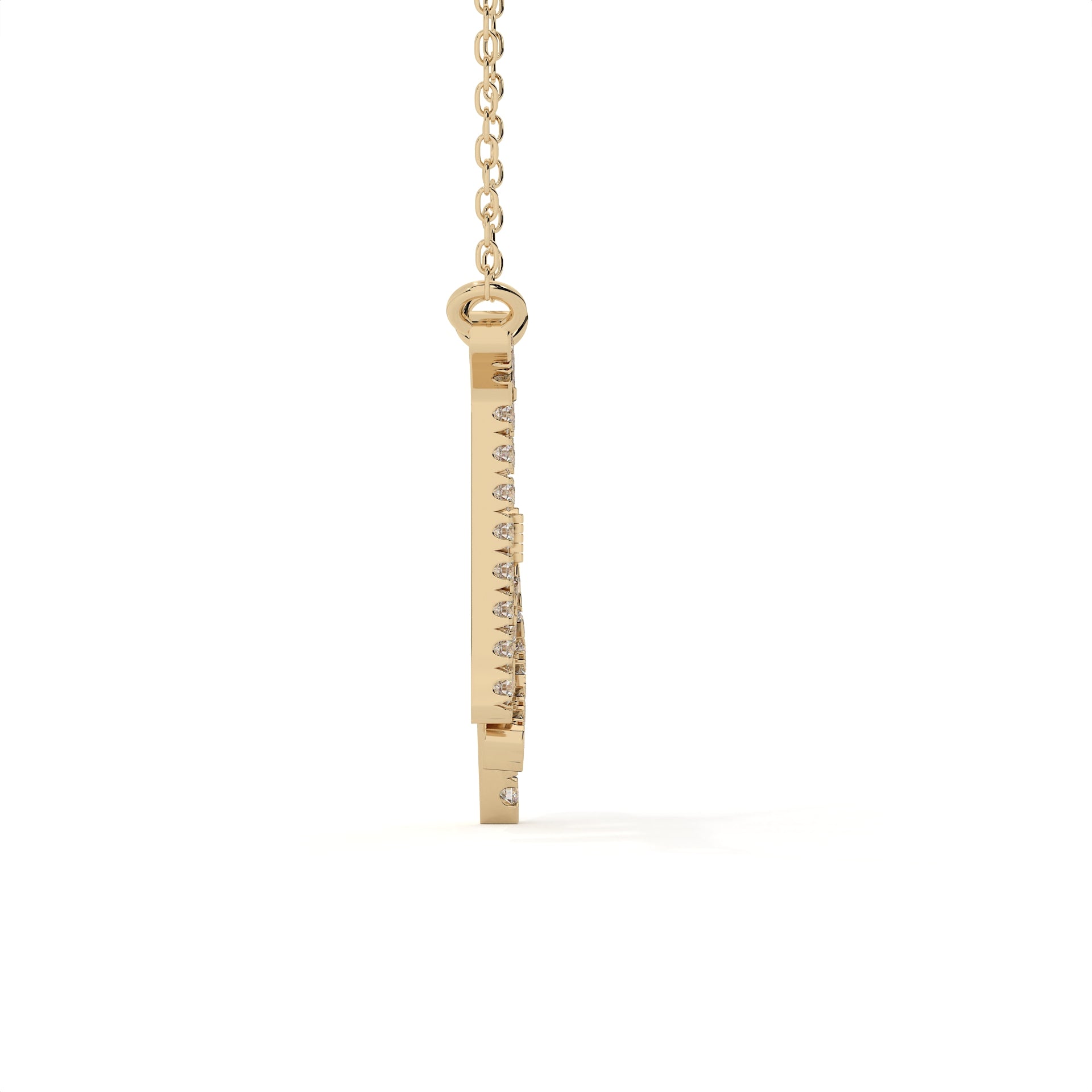 0.96 Carat Round Cut Lab Diamond Virgo Zodiac Pendant