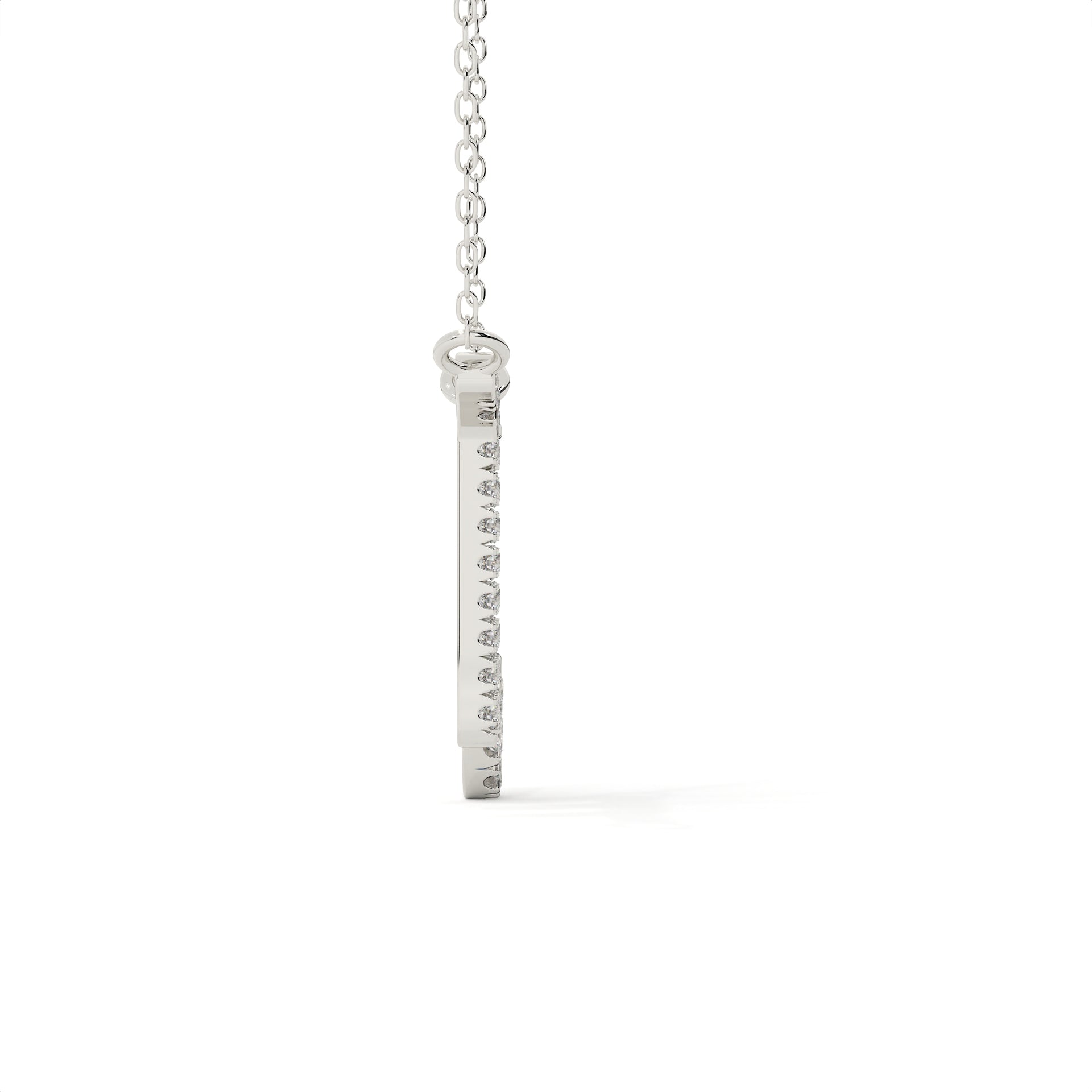 Round Lab Diamond Scorpio Zodiac Pendant