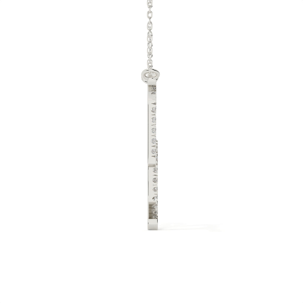 1.09 Carat Round Cut Lab Diamond Capricorn Zodiac Pendant