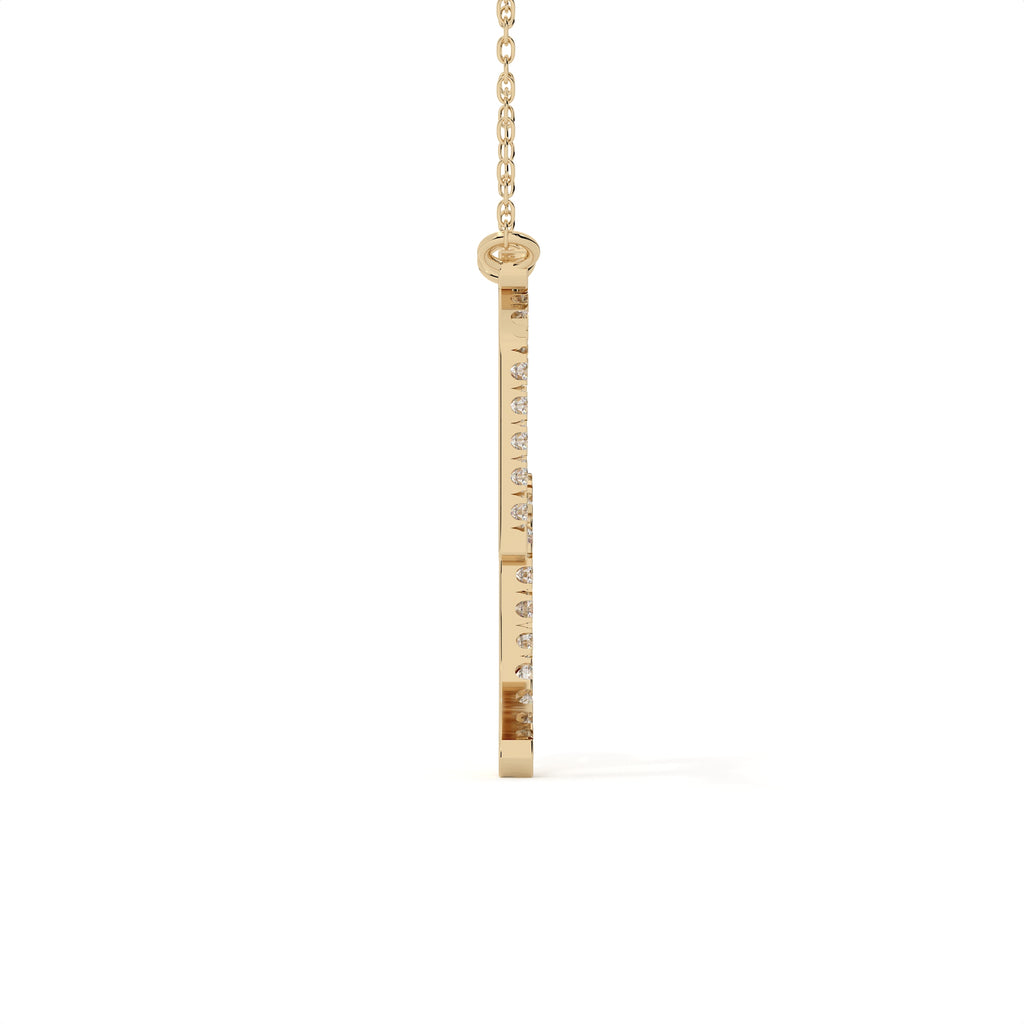 1.09 Carat Round Cut Lab Diamond Capricorn Zodiac Pendant