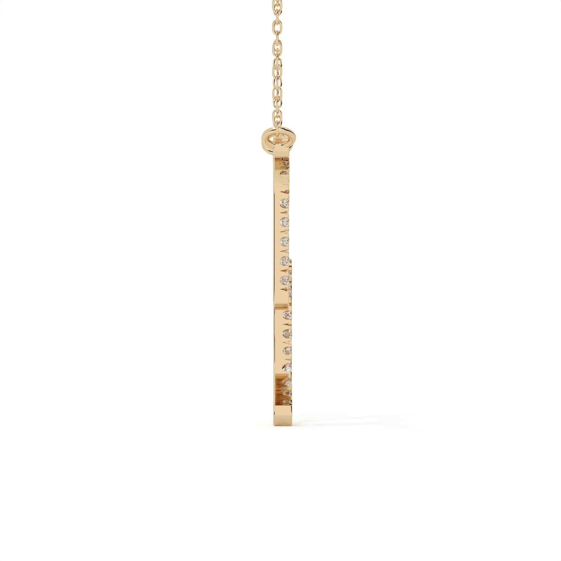 1.09 Carat Round Cut Lab Diamond Capricorn Zodiac Pendant