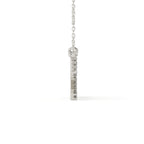 Round Cut Lab Grown Diamond Aquarius Zodiac Pendant