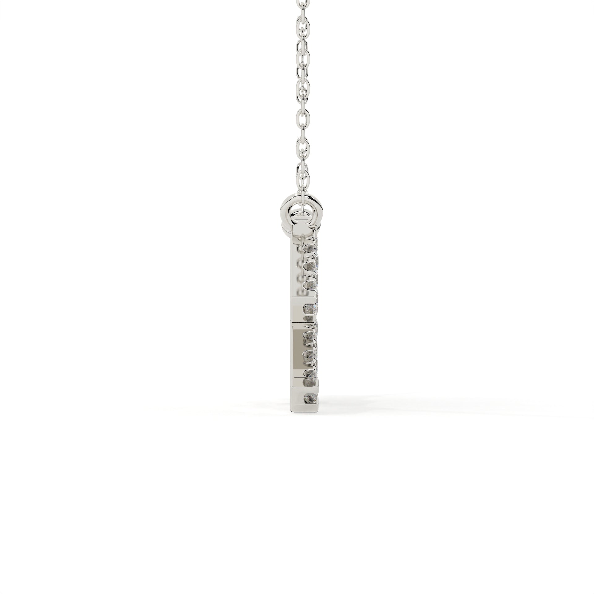 0.88 Carat Round Cut Lab Grown Diamond Aquarius Zodiac Pendant