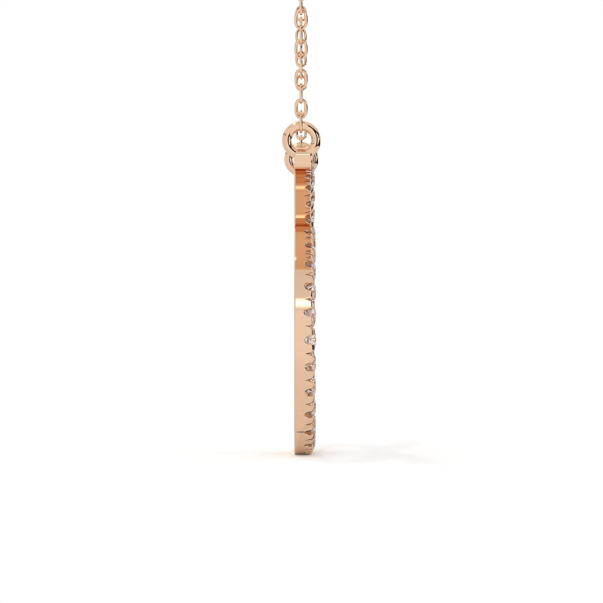 0.94 Carat Round Cut Diamond Taurus Zodiac Pendant