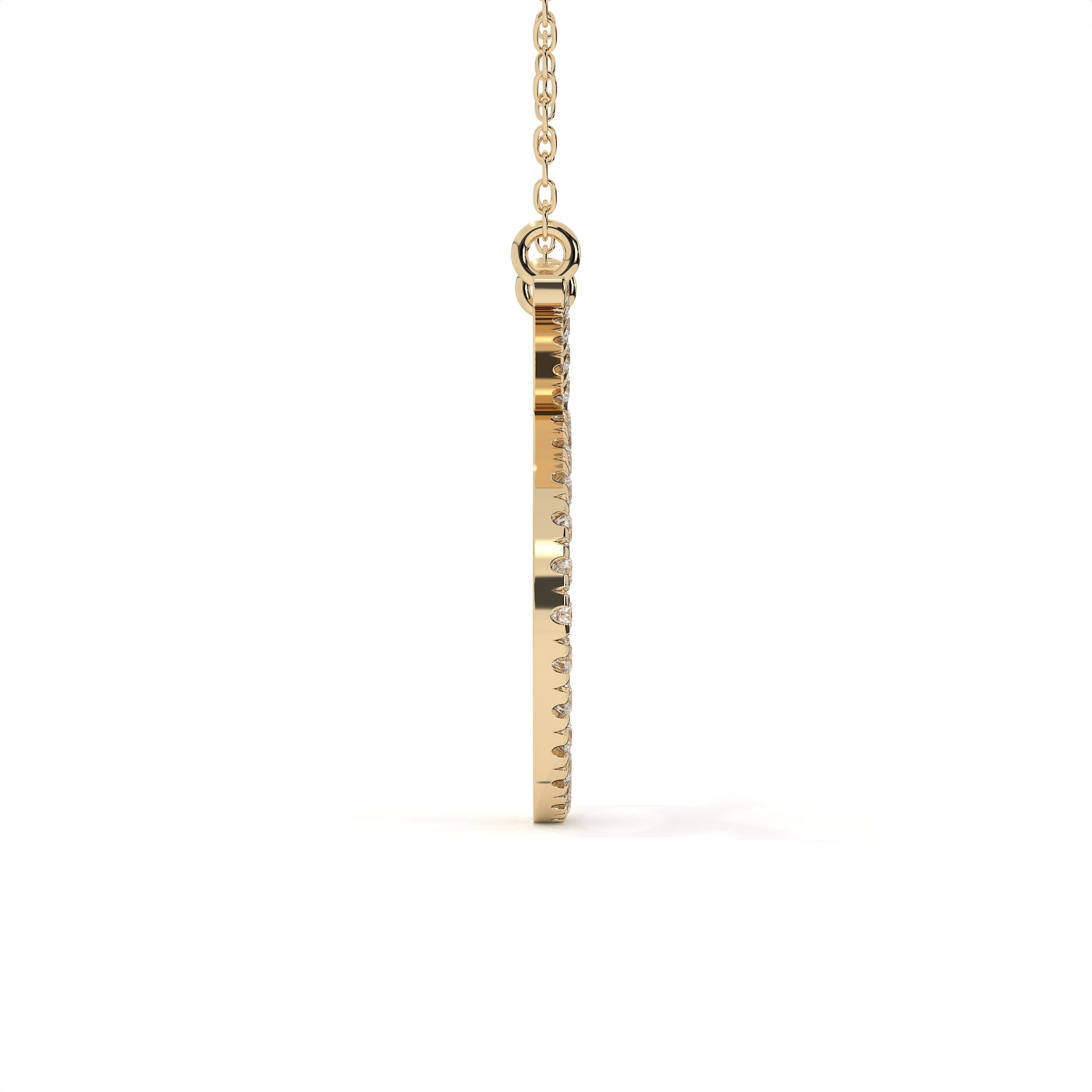 0.94 Carat Round Cut Diamond Taurus Zodiac Pendant