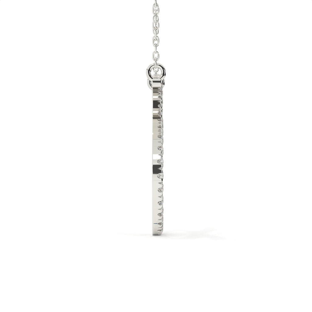 0.94 Carat Round Cut Diamond Taurus Zodiac Pendant
