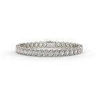 Marquise Cut Lab Grown Diamond Tennis Bracelet