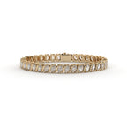 Marquise Cut Lab Grown Diamond Tennis Bracelet