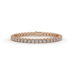 Modern Round Cut Lab Diamond Tennis Bracelet